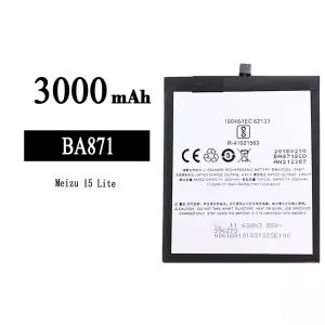 정품 배터리 BA871 스마트폰 Meizu 15 Lite
