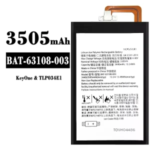 정품 배터리 BAT-63108-003 스마트폰 BlackBerry KeyOne