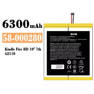 정품 배터리 58-000280 스마트폰 Amazon Kindle Fire HD 10" 7th/A2110