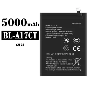 정품 배터리 BL-A17CT 스마트폰 General Mobile GM 21