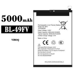 정품 배터리 BL-49FV 스마트폰 VIMOQ