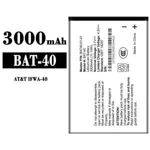 정품 배터리 BAT-40 스마트폰 NetComm AT/T IFWA-40