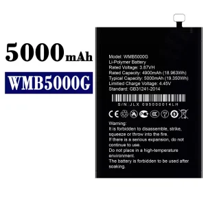 정품 배터리 WMB5000G 스마트폰 WALTON