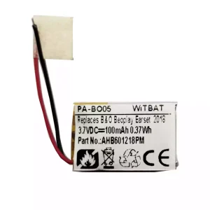 헤드폰 배터리 B&O Beoplay Earset 2018,Jabra Talk 15 SE,AHB601218PM