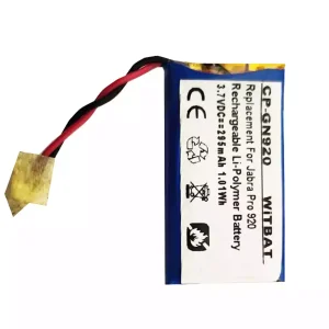 헤드폰 배터리 Jabra Pro 900,Pro 920,Pro 923,Pro 930,Pro 935,AHB512229PS