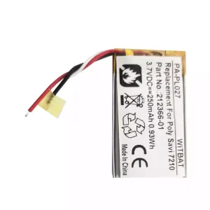 헤드폰 배터리 Plantronics Savi 7210,Savi 7220,S7210T,S7220T