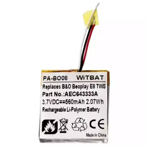 헤드폰 배터리 B&O B'eoplay E8, Be'oplay E8 TWS Case,AEC643333A