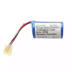 헤드폰 배터리 Audio-Technica ATH-CK3TW 충전 케이스,ICR17280