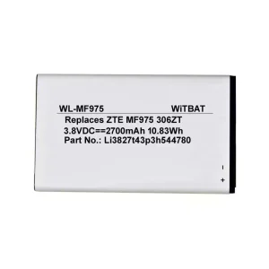 정품 배터리 ZTE 303ZT,305ZT,306ZT,MF975,MF975S,MF975U,Li3827t43p3h544780