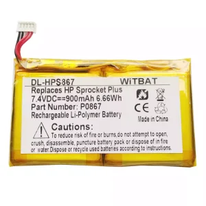 정품 배터리 HP Sprinter Plus Pocket Photo Printer,P0867