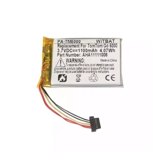 정품 배터리 TomTom Go 5000,Go 5100,Go 6000,Go 6100,Go 9000,AHA11111008