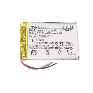 정품 배터리 [소니] SONY NW-A25,NW-A26,NW-A27,LIS1494HEPC