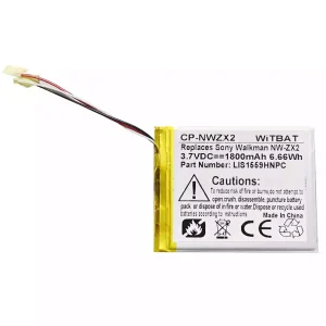 정품 배터리 [소니] SONY NW-ZX2,LIS1559HNPC